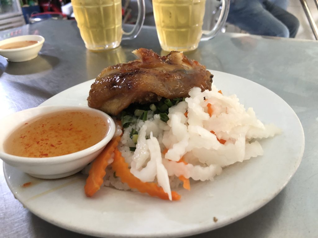 Slightly pricey local breakfast in La Gi, Binh Thuan