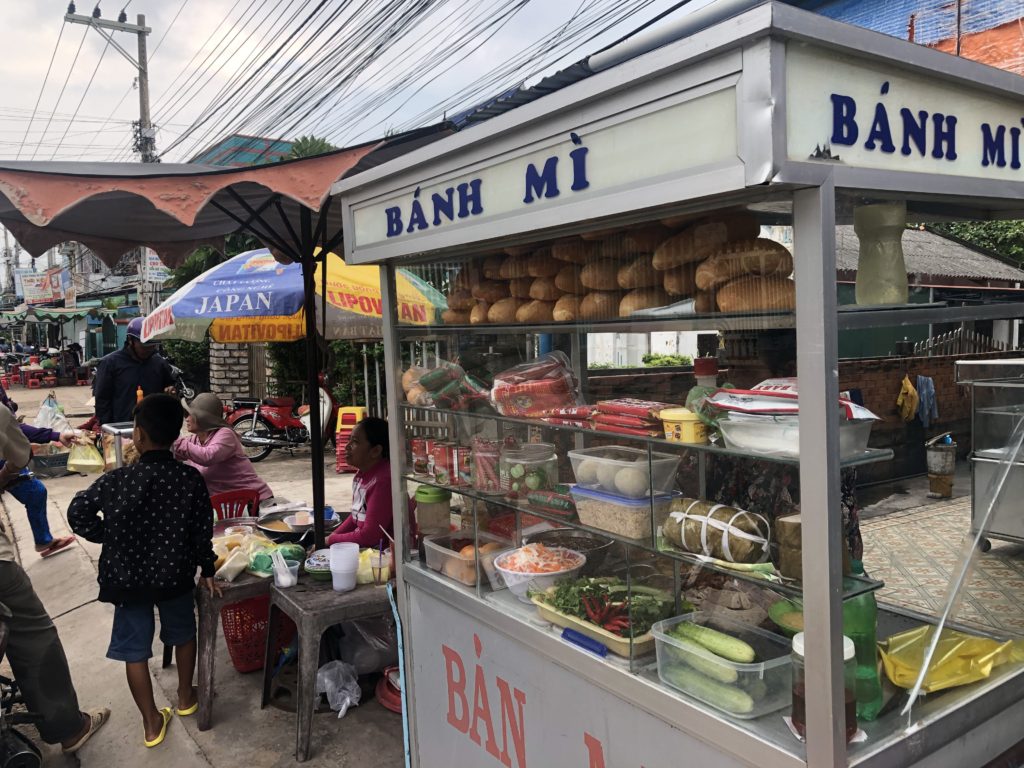 Banh mi in the town of La Gi, Binh Thuan