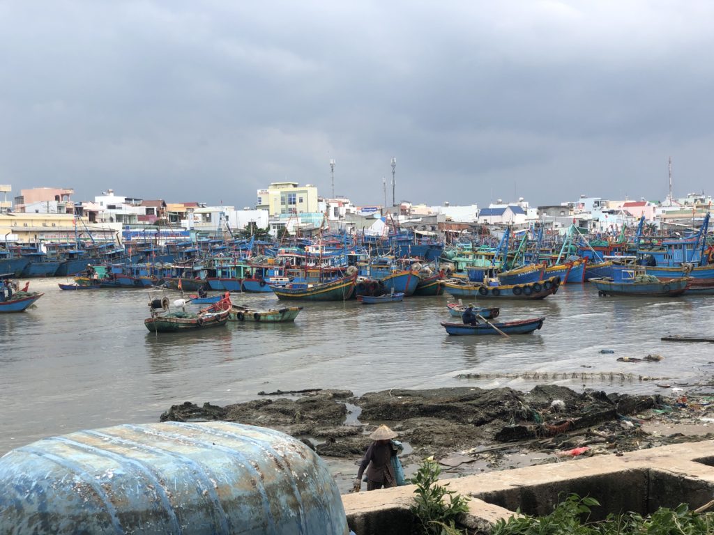 ビントゥアン省ラジ町漁港