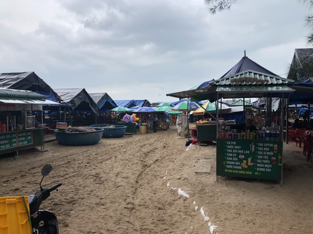 La Gi town of Binh Thuan beach stalls