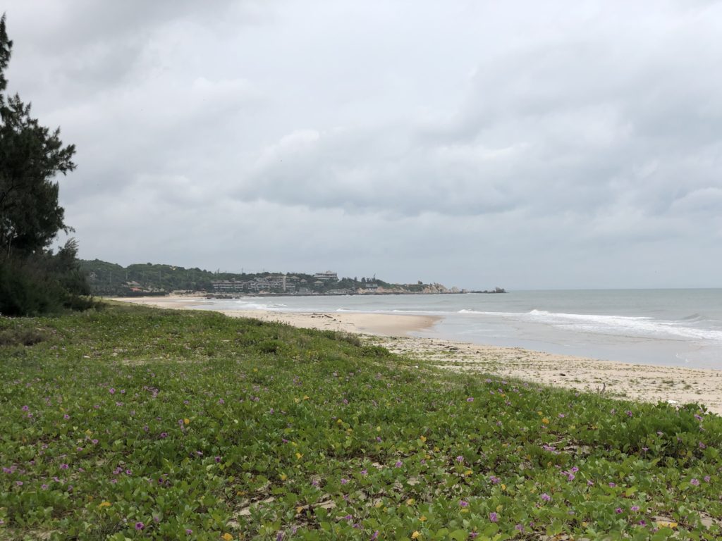 Deserted Binh Thuan beach.