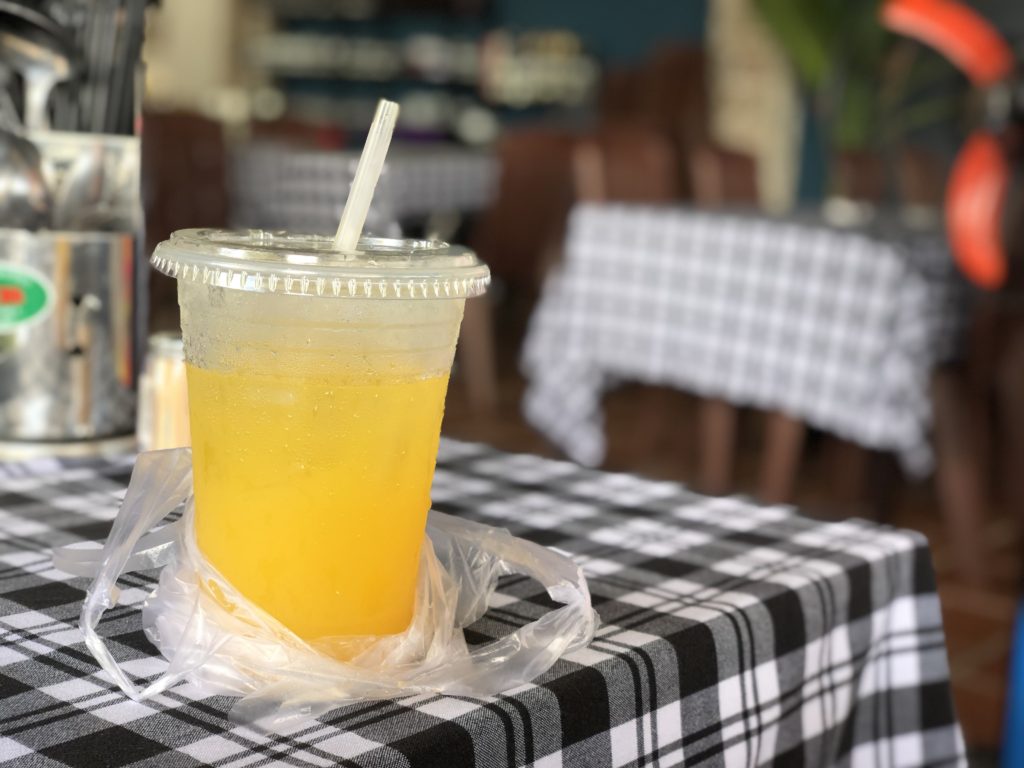 Bringing freshly squeezed orange juice to seafood restaurants