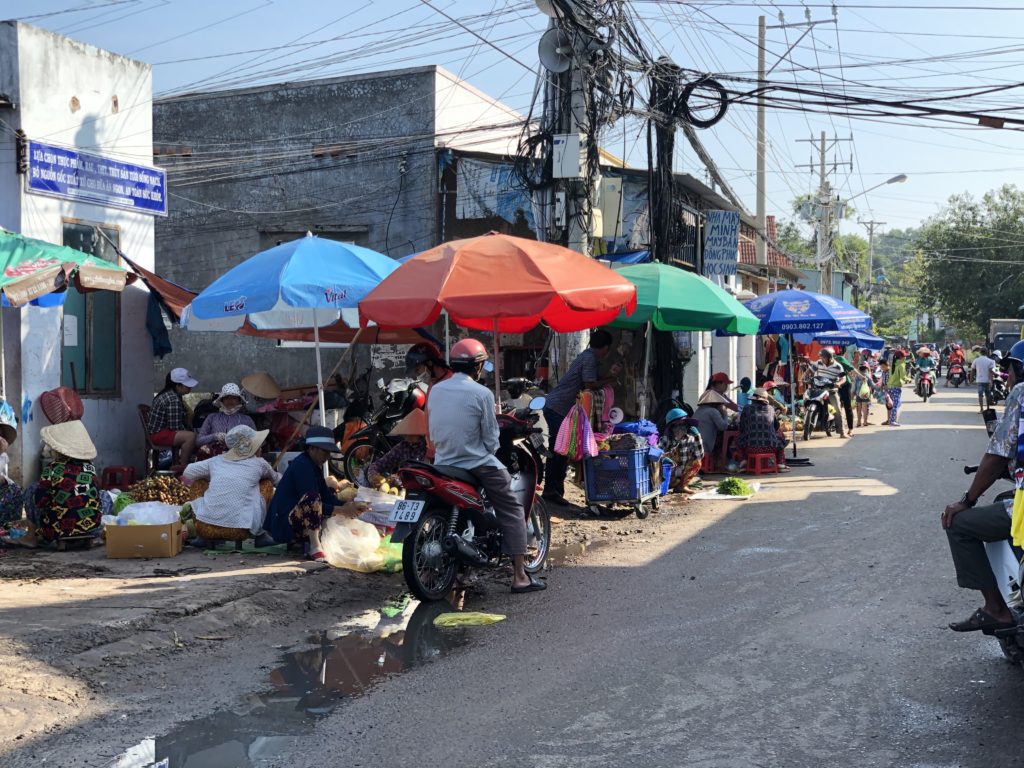 Phan Thiet countryside, roadside stalls