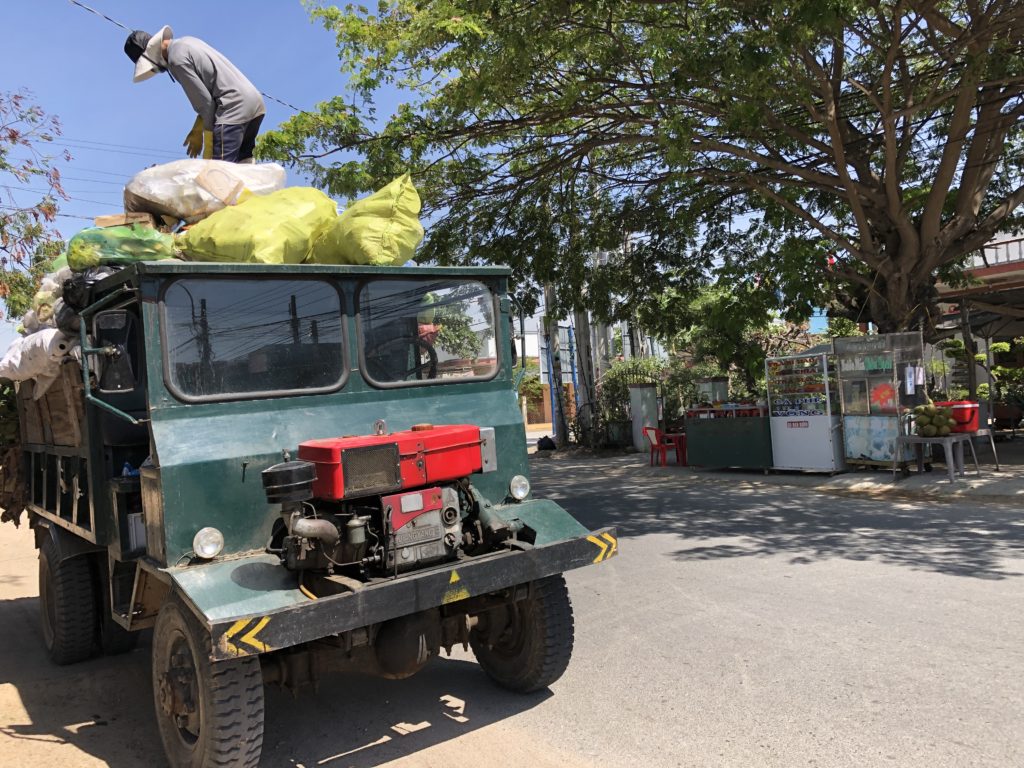 Rubbish trucks in Phan Rang-Thap Cham