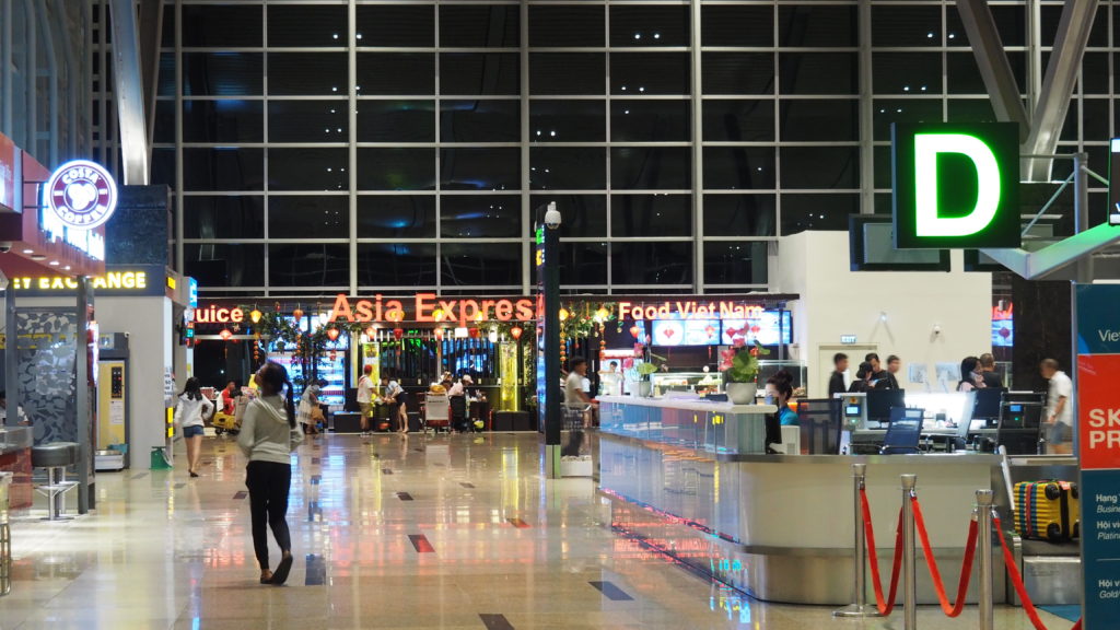 Inside Cam Ranh International Airport