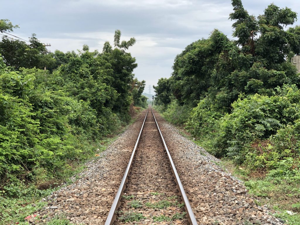Vietnam railway line.