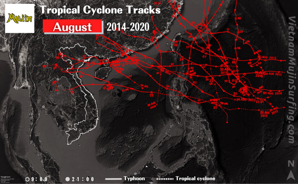 August2020Vietnam-TropicalCycloneTracks