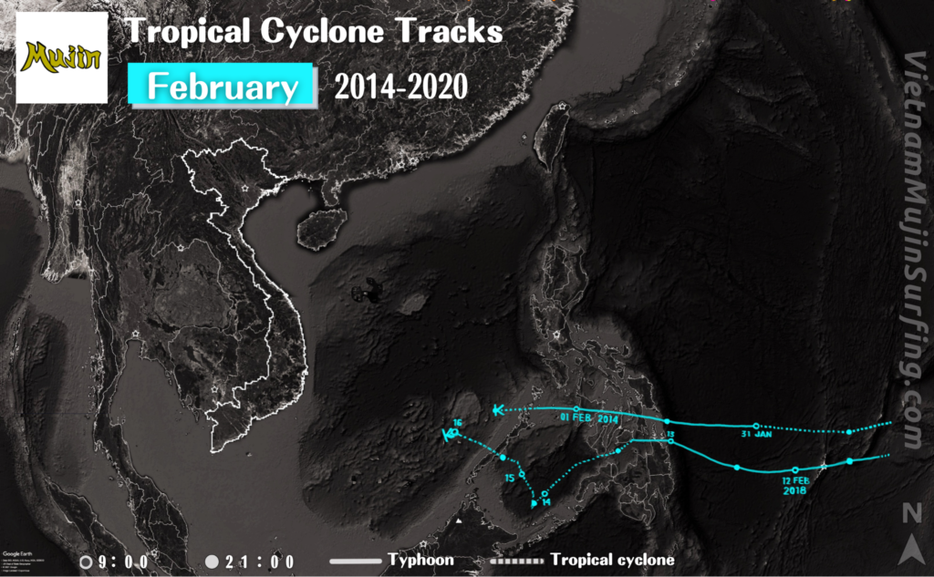 February2020Vietnam-TropicalCycloneTracks